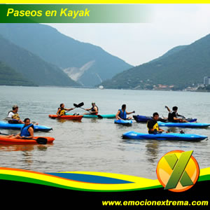Paseos en Kayak en Monterrey y la presa de la boca en santiago, Nuevo Leon, Mexico.